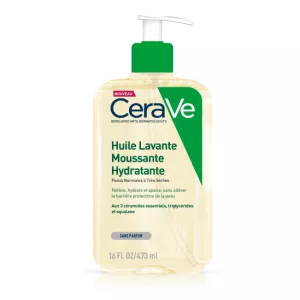 Huile Lavante Moussante Hydratante Peaux normales à très sèches à tendance atopique 473 ml - CERAVE