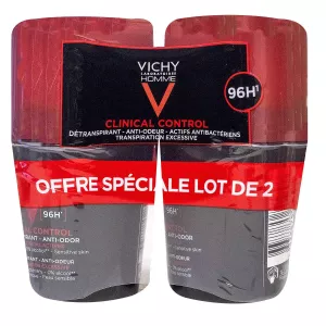 Lot Vhi Deo C C 96h R-o 2x50ml - Laboratoires VICHY