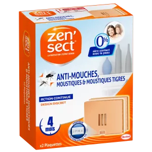 Plaquettes Anti mouches et moustiques - ZEN'SECT