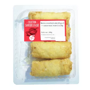 Nem Crevet.crabe 65gx4+nuoc Ma