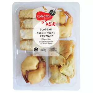 Plateau Assortim.asiatique 340