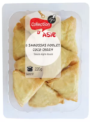 8 Coconut Chicken Samosas 25