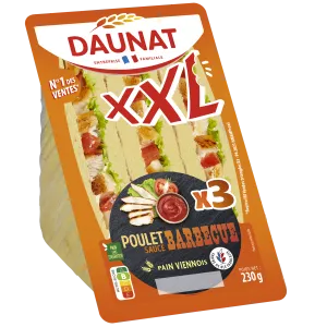 ساندوتش دجاج بصلصة الباربيكيو - دونات