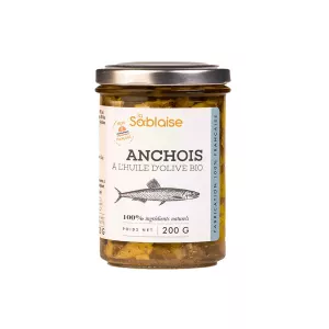 120g anchova de azeite orgânico - La Sablaise