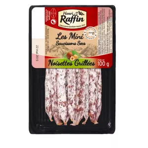 सूखे हेज़लनट सॉसेज, 100 ग्राम - हेनरी रैफिन