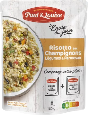 Risotto mit Pilzen, Gemüse und Parmesan, 180g - PAUL&LOUISE