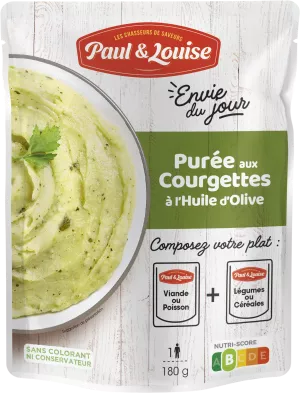 Puré de Calabacín con Aceite de Oliva, 180g - PAUL & LOUISE