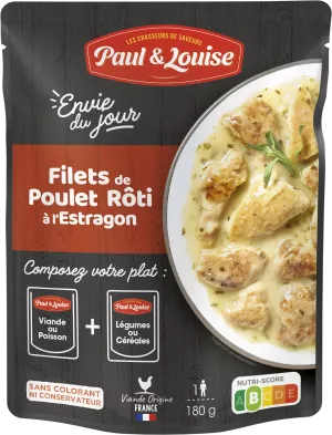 Filé de Frango Assado com Estragão, 180g - PAUL & LOUISE