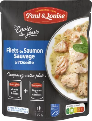 Phi lê cá hồi hoang dã với cây me chua, 180g PAUL & LOUISE