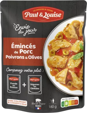Кусочки свинины с оливковым перцем, 180г -  PAUL & LOUISE