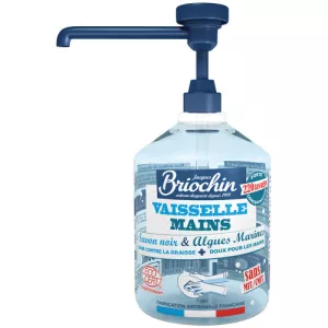 Crockery liquid black soap/seaweed 500ml - Briochin
