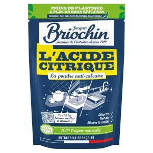 Ecocert Limpador de Ácido Cítrico Desincrustante, Remove Manchas, Elimina Ferrugem 450g - Briochin