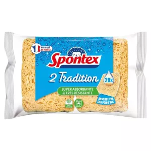 Super absorvente e muito resistente à esponja 2 tradição x2 -  Spontex