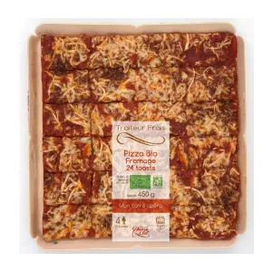 Pizza Bio Fromage 24 Toasts 45