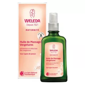Huile de Massage Vergetures 100 ml (flacon pompe) - WELEDA
