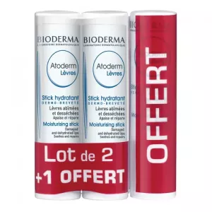 ATODERM Stick Lèvres - Lot 3*4 gr - BIODERMA