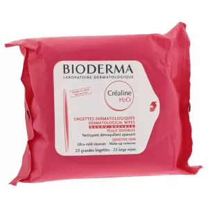 Créaline H2o Make-up-Entferner-Tücher X25 - Bioderma