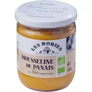 Mousseline de panais au potimarron bio 380g - Les Bories