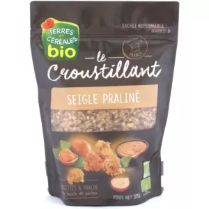 Seigle praliné BIO 375g - TERRES ET CÉRÉALES