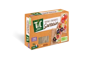 Tostada crujiente de trigo sarraceno 150g - TERRES ET CEREALES Bio