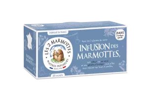 मर्मोटे इन्फ्यूजन, 30 पाउच, 48 ग्राम - LES 2 MARMOTTES