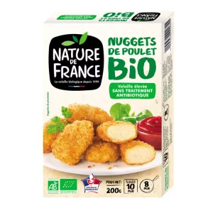 Biologische Kipnuggets, 200g - NATURE DE France