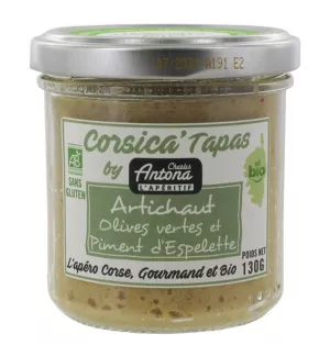 Tapas Bio Artich.oliv.130g