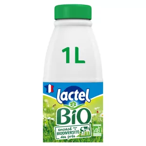 حليب عضوي منزوع الدسم 1 لتر - Lactel