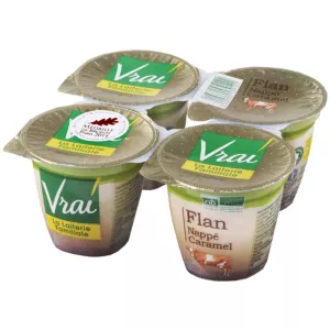 زبادي فلان كراميل 4x125 جرام - Vrai