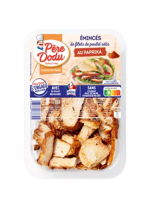 Páprica cozida de filé inteiro fatiado