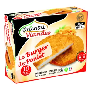 Куриный бургер Халяль 10x60г - ORIENTAL MEAT