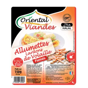 Allum Volaille Fum Halal 2x75g