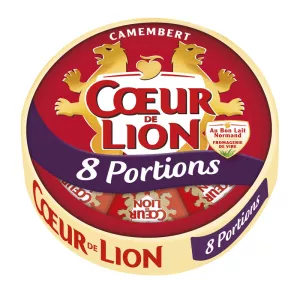 240 克卡蒙贝尔奶酪 8 份 Coeur Lion - COEUR DE LION
