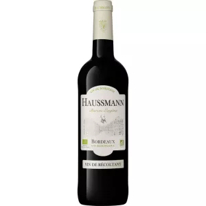 Organic Bordeaux Red Wine, 13°, 75cl - BARON EUGENE HAUSSMANN