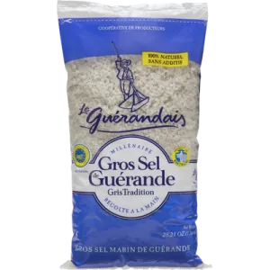 Guérande Gray Tradition Coarse Salt, 800g -  LE GUÉRANDAIS