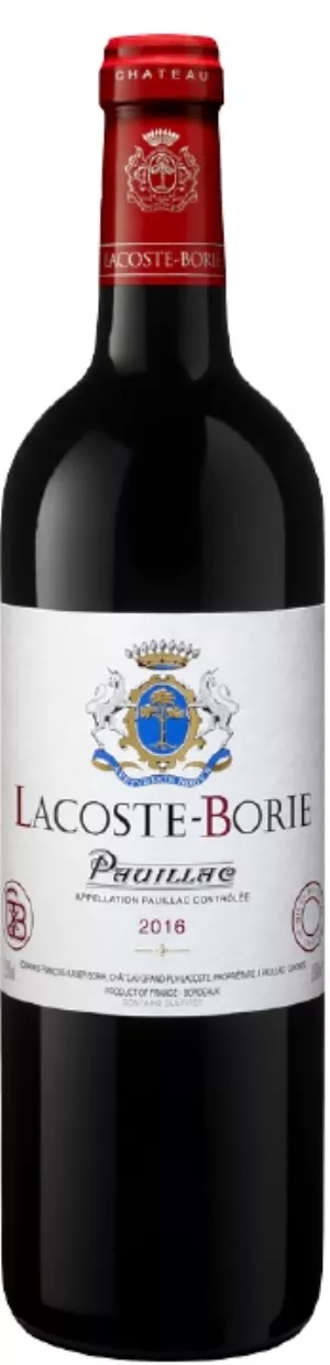 Vino Tinto Pauillac 13,5% 75cl - LACOSTE -BORIE