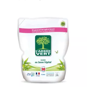 洗衣补充装植物皂 30 次洗涤 - L’ARBRE VERT