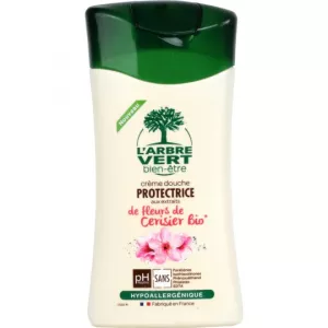 Crema de ducha protectora con extractos de flor de cerezo ecológico 250ml - L'ARBRE VERT