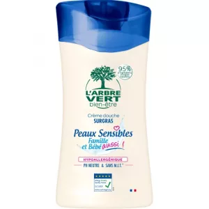 Crema doccia per pelli sensibili per la famiglia e il bambino 250ml - L'ARBRE VERT