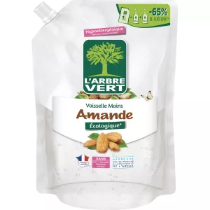 Nước rửa chén sinh thái hạnh nhân nạp lại 1L - L’ARBRE VERTE