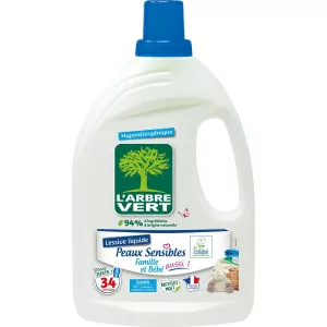 Family and baby liquid laundry 1.5L - L'arbre Vert