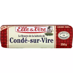 Mantequilla Semisal Tradicional Condé Sur Vire 250g - ELLE & VIRE
