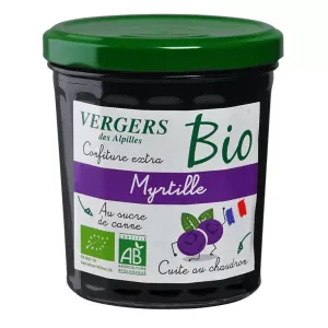 Extra Bio-Heidelbeermarmelade 370g - VERGERS DES ALPILLES