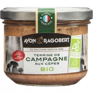 Terrine de campagne Cepes Bio 180g - AVON & RAGOBERT