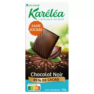 डार्क चॉकलेट एस/चीनी 100 ग्राम - Karelea