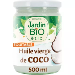Bio -Kokosnussöl 500 ml - Jardin Bio Etic