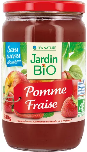 680g Dessert Pom Fraise Jb Bio