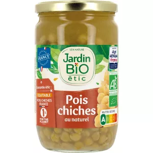 Biologische Kikkererwten 660g - Jardin Bio Etic