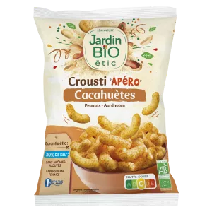 Cacahuètes Crousti'Apéro 85g JARDIN Bio ETIC
