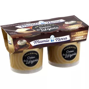 Yaourt Liegeois Café Coeur Choco 2x100g - MAMIE NOVA